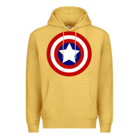Antique Gold newcaptain america Premium Hoodie - linhVisuals