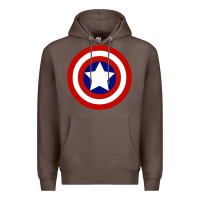 Coffee newcaptain america Premium Hoodie - linhVisuals