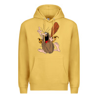 Antique Gold newcaptain caveman Premium Hoodie - linhVisuals