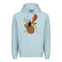 Blue Mist newcaptain caveman Premium Hoodie - linhVisuals