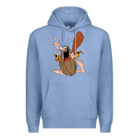 Colony Blue newcaptain caveman Premium Hoodie - linhVisuals