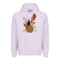 Lilac newcaptain caveman Premium Hoodie - linhVisuals