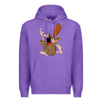 Purple newcaptain caveman Premium Hoodie - linhVisuals