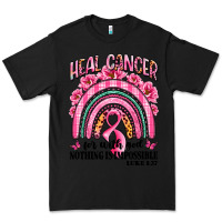 Black heal cancer rainbow Premium Tee - LillyAllenDesigns