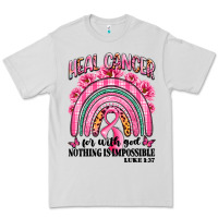Dove Grey heal cancer rainbow Premium Tee - LillyAllenDesigns