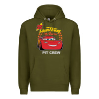 Army Green newcars lightning mcqueen Premium Hoodie - linhVisuals