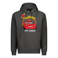 Charcoal Heather newcars lightning mcqueen Premium Hoodie - linhVisuals