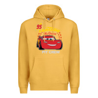 Mustard newcars lightning mcqueen Premium Hoodie - linhVisuals