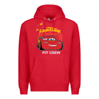 Red newcars lightning mcqueen Premium Hoodie - linhVisuals