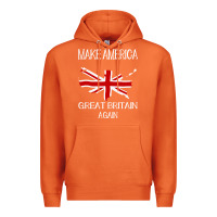 Carrot make america great britain again funny uk us Premium Hoodie - linhVisuals