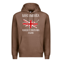 Chestnut make america great britain again funny uk us Premium Hoodie - linhVisuals