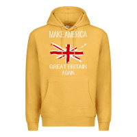 Mustard make america great britain again funny uk us Premium Hoodie - linhVisuals