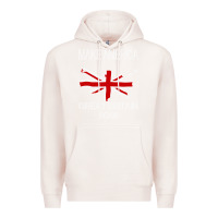 Pale Pink make america great britain again funny uk us Premium Hoodie - linhVisuals
