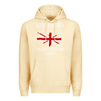 Pina Colada make america great britain again funny uk us Premium Hoodie - linhVisuals