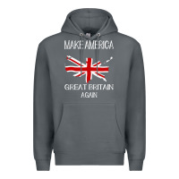 Rock make america great britain again funny uk us Premium Hoodie - linhVisuals