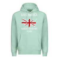 Seafoam make america great britain again funny uk us Premium Hoodie - linhVisuals