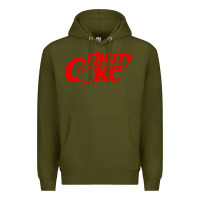 Army Green newcherry coke Premium Hoodie - linhVisuals