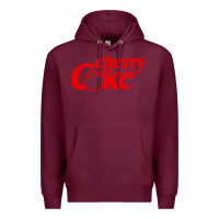 Burgundy newcherry coke Premium Hoodie - linhVisuals