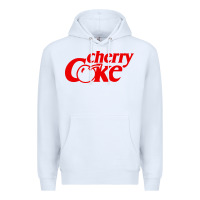 White newcherry coke Premium Hoodie - linhVisuals