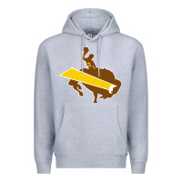 Heather Grey wyoming josh Premium Hoodie - linhVisuals