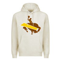 Oatmeal Heather wyoming josh Premium Hoodie - linhVisuals