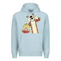 Blue Mist calvin Premium Hoodie - linhVisuals