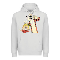 Dove Grey calvin Premium Hoodie - linhVisuals