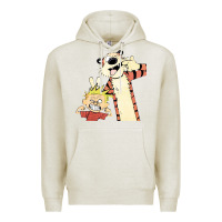Oatmeal Heather calvin Premium Hoodie - linhVisuals