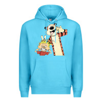Ocean Blue calvin Premium Hoodie - linhVisuals