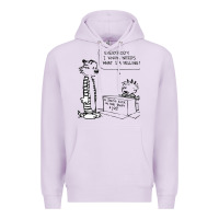 Lilac calvin Premium Hoodie - linhVisuals