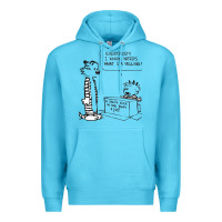 Ocean Blue calvin Premium Hoodie - linhVisuals