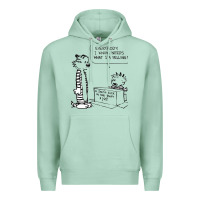 Seafoam calvin Premium Hoodie - linhVisuals