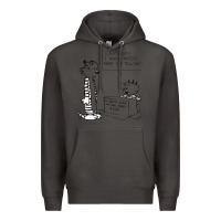 Smoke calvin Premium Hoodie - linhVisuals