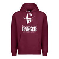 Burgundy walker texas ranger merchandise Premium Hoodie - linhVisuals