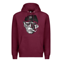 Burgundy newcigarette smoking jim leyland Premium Hoodie - linhVisuals