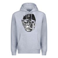 Heather Grey newcigarette smoking jim leyland Premium Hoodie - linhVisuals