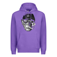 Purple newcigarette smoking jim leyland Premium Hoodie - linhVisuals