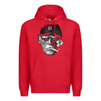 Red newcigarette smoking jim leyland Premium Hoodie - linhVisuals