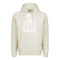 Oatmeal Heather rally dakar paris merch Premium Hoodie - linhVisuals