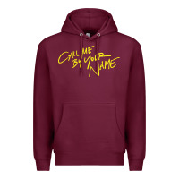 Burgundy Call Me By Your Name Premium Hoodie - linhVisuals