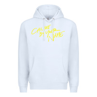 White Call Me By Your Name Premium Hoodie - linhVisuals