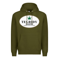 Army Green tegridy farms Premium Hoodie - linhVisuals