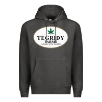 Charcoal Heather tegridy farms Premium Hoodie - linhVisuals