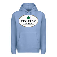 Colony Blue tegridy farms Premium Hoodie - linhVisuals
