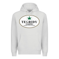 Dove Grey tegridy farms Premium Hoodie - linhVisuals