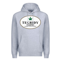 Heather Grey tegridy farms Premium Hoodie - linhVisuals