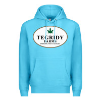 Ocean Blue tegridy farms Premium Hoodie - linhVisuals