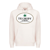 Pale Pink tegridy farms Premium Hoodie - linhVisuals