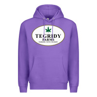 Purple tegridy farms Premium Hoodie - linhVisuals