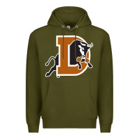 Army Green Durham-bulls Premium Hoodie - linhVisuals